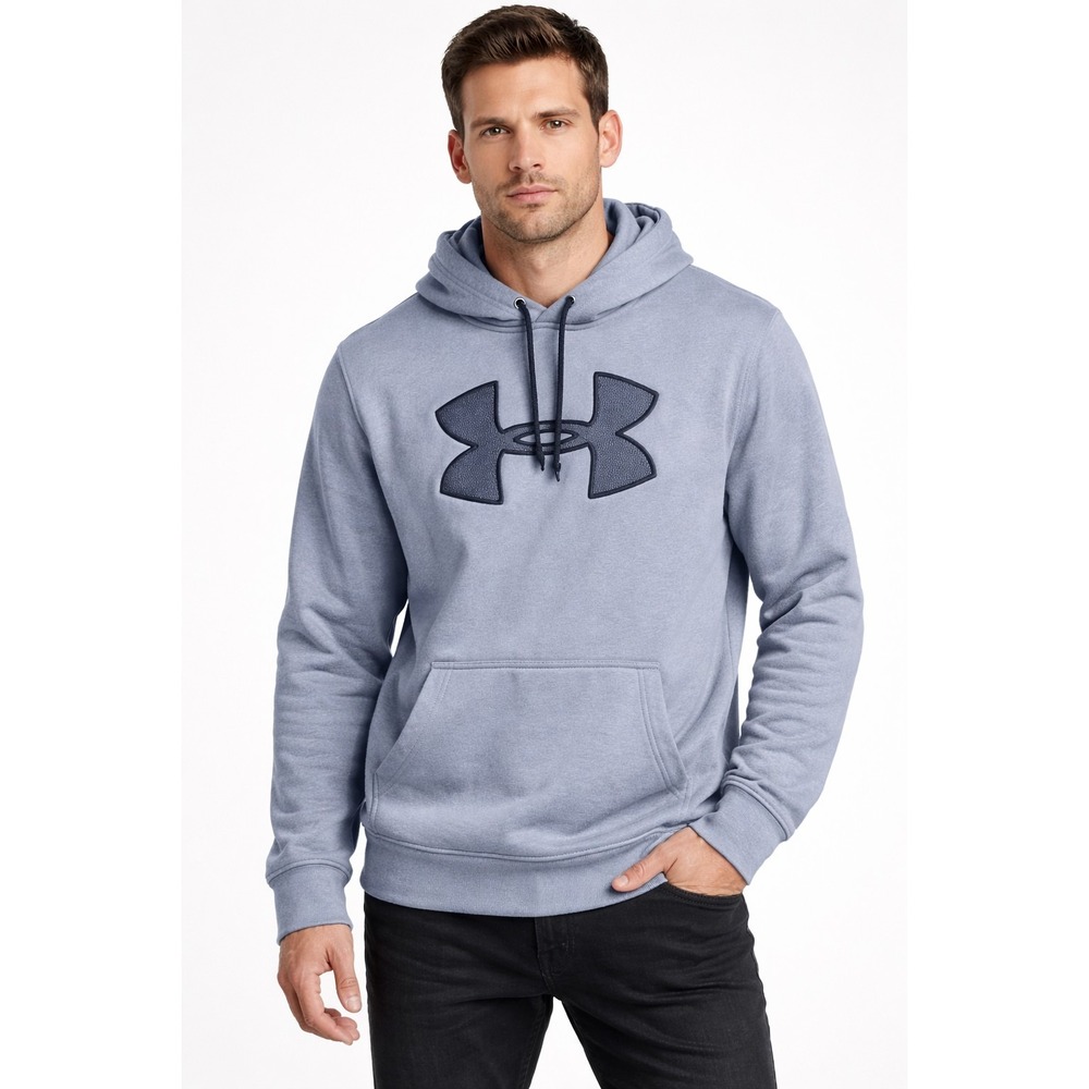 Under Armour Gray Loose Hoodie Men's LARGE